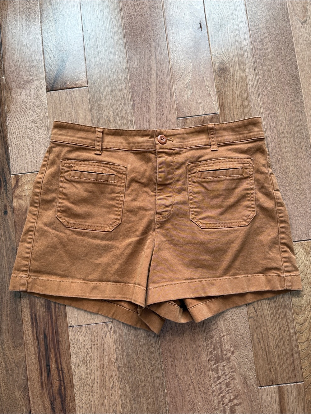J. Crew patch pocket shorts chino chestnut 8 women’s